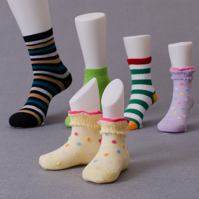 推荐包邮磁铁脚模袜模男女儿童婴儿塑料脚模袜脚短袜模脚模哑光脚
