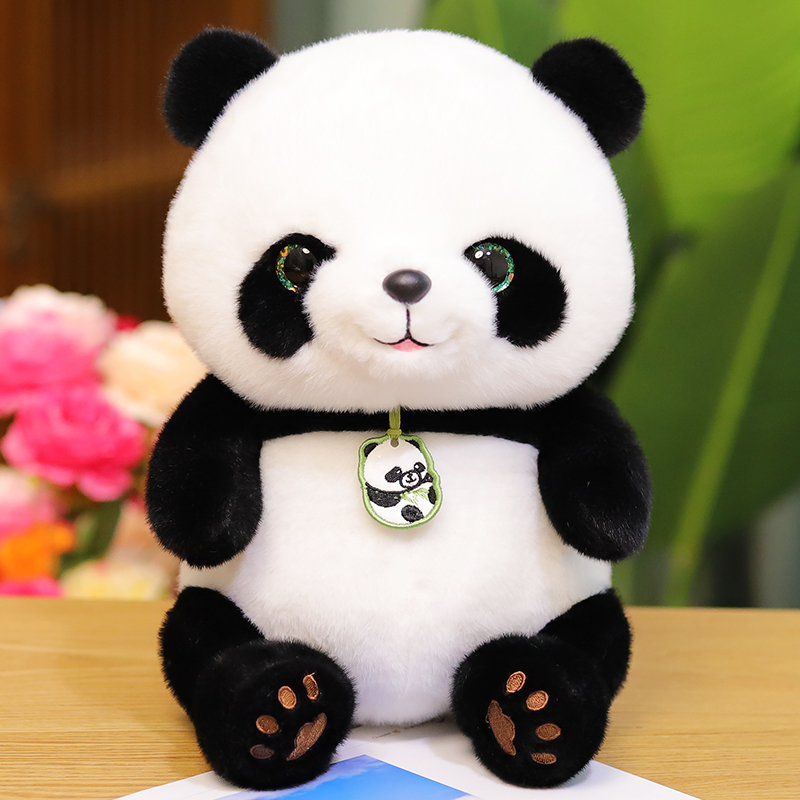 仿真熊猫玩偶毛绒玩具可爱大小熊猫公仔儿童情人节送女孩礼物娃娃