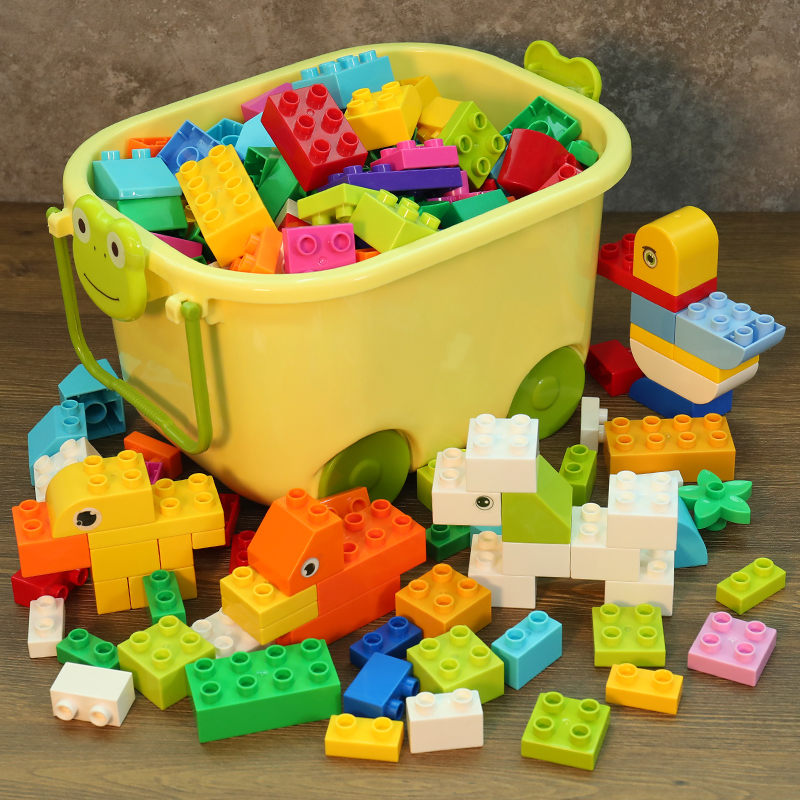儿童积木宝宝城堡玩具1益智拼装智力2-3-6岁大颗粒5男孩4动脑拼图