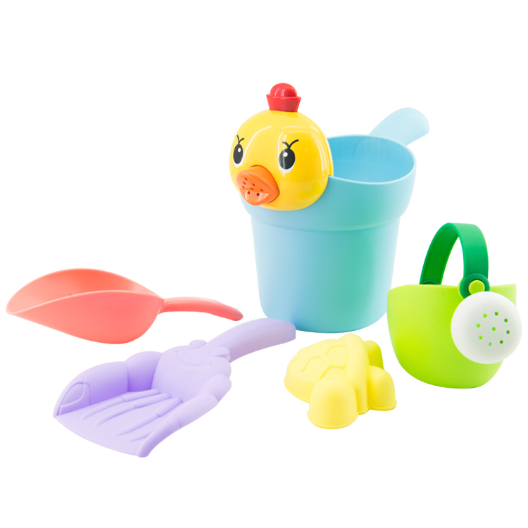 加厚软体塑料小号沙滩戏水洗澡玩具组合套装儿童宝宝0-2-3岁女孩
