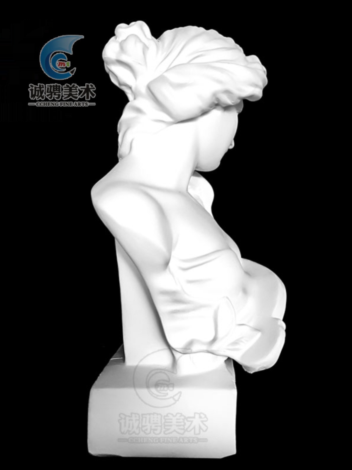 琴女石膏雕像大号北欧人物写生素描教具美术写生摆件模型婚庆装饰