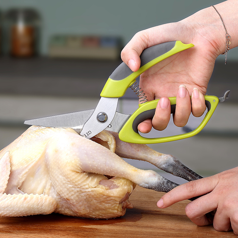 强力爱立德辅食多功能剪大号骨剪子物厨房剪刀剪刀家用不锈钢剪鸡