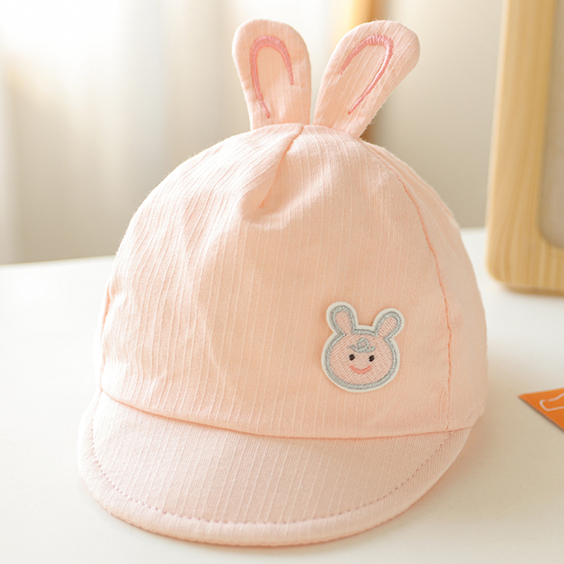 急速发货0一6月婴儿遮阳帽婴儿帽子超薄小月龄鸭舌帽宝宝男宝可爱