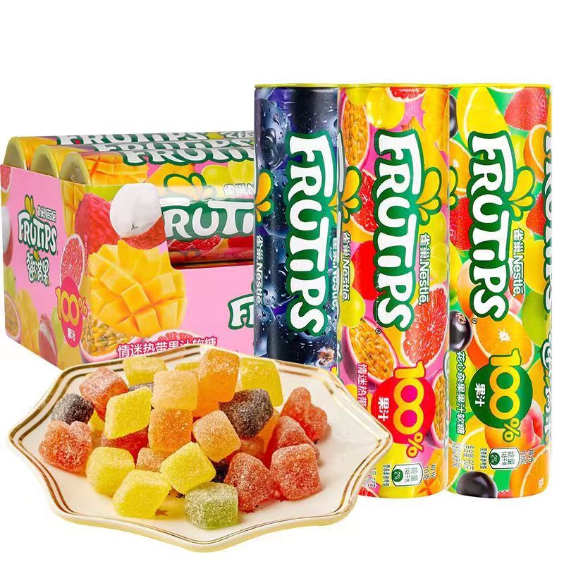 临期食品雀巢趣满果水果果汁软糖30g60g橡皮QQ糖果儿童休闲零食