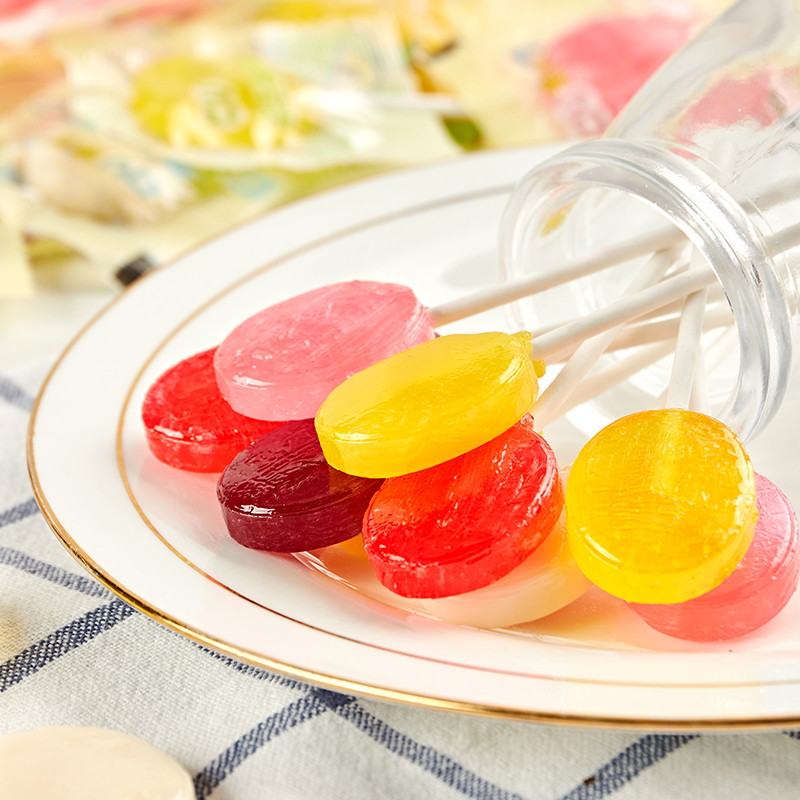 益生菌棒棒糖花束水果味宝宝零食幼儿园高颜值喜儿童生日会糖果扁