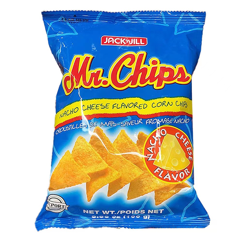 港澳代购 进口Jack'nJill珍珍 Mr.Chips粟米片芝士味休闲零食100g