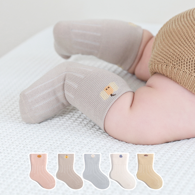 新生婴儿袜子春秋夏季棉袜0一3月6初生婴幼儿1岁宝宝薄无骨中筒袜