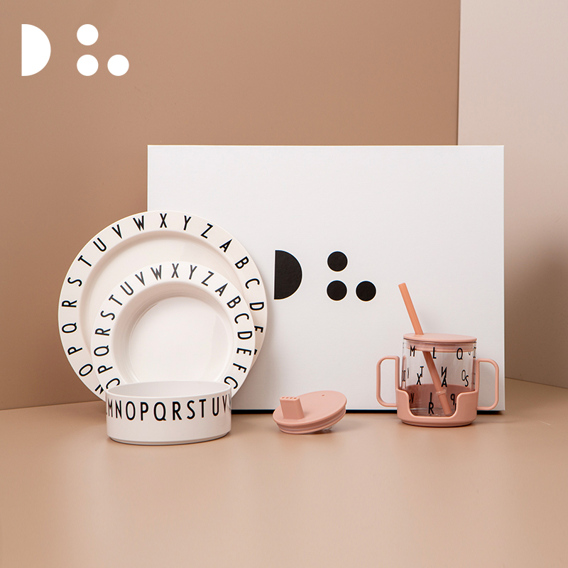 丹麦DesignLetters儿童餐具礼盒宝宝婴儿辅食碗餐盘防摔生日礼物