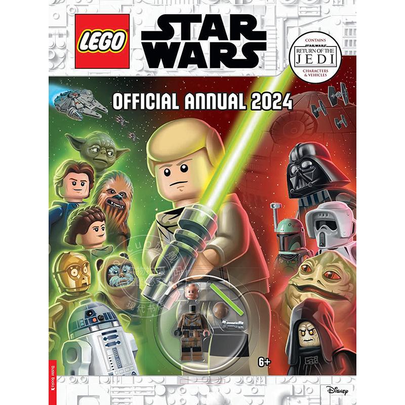 预售 乐高-星球大战:绝地归来 官方年鉴2024 (附卢克天行者迷你人偶和光剑) 英文原版 LEGO Star Wars: Return of the Jedi