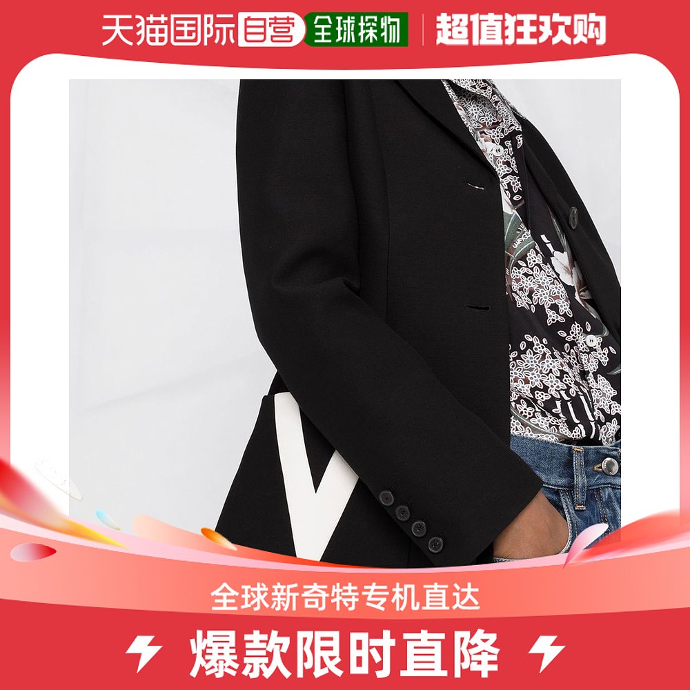 【99新未使用】香港直邮VALENTINOValentino 女款黑色修身西服 XB