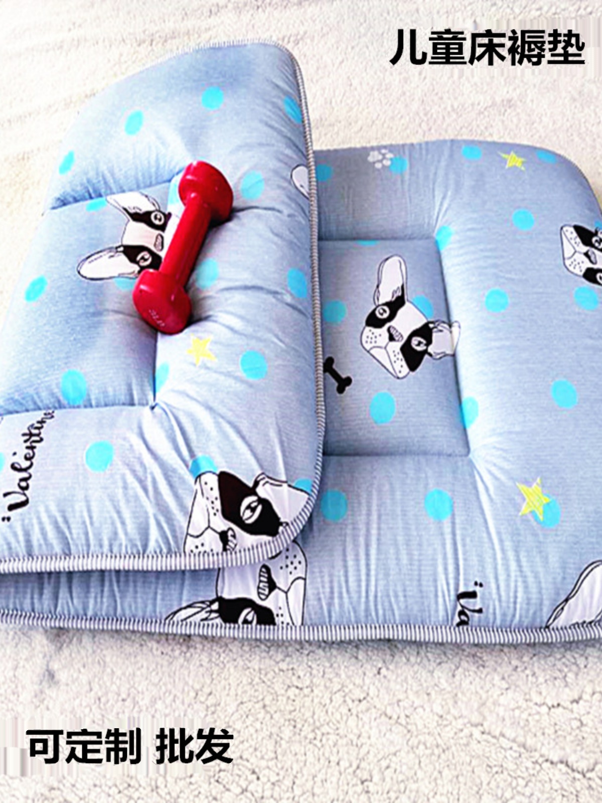 床褥垫儿童小垫被折叠卡通幼儿园床垫褥子小学生午托睡垫水洗定制