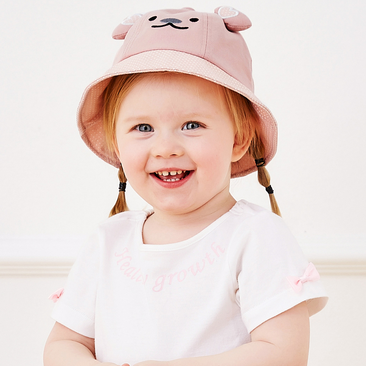 贝贝怡男女宝宝渔夫帽夏季薄款透气儿童遮阳帽婴儿帽子防晒太阳帽