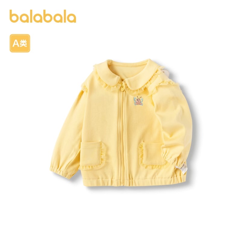 巴拉巴拉女童外套婴儿宝宝洋气上衣春秋款童装儿童公主洋气卫衣衫
