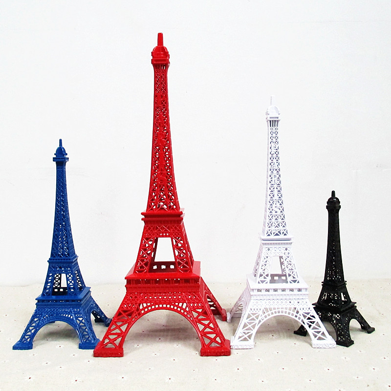 新款品质 三色混色 二色彩色 埃菲尔铁塔 彩S色巴黎艾菲尔铁塔