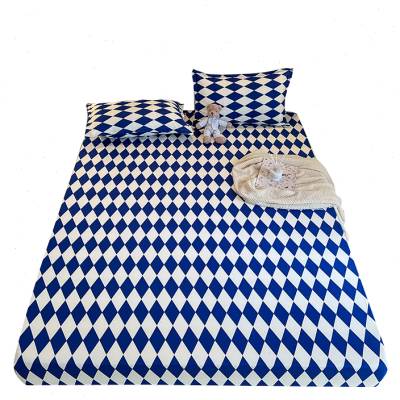 新品纯色可水洗床笠单件床垫套儿童床单防尘罩床罩床垫席梦思床包
