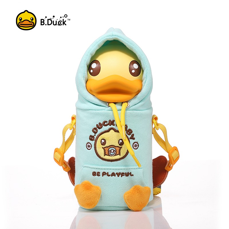 B.duck小黄鸭儿童保温杯316不锈钢幼儿园送宝宝水杯子壶童年礼物