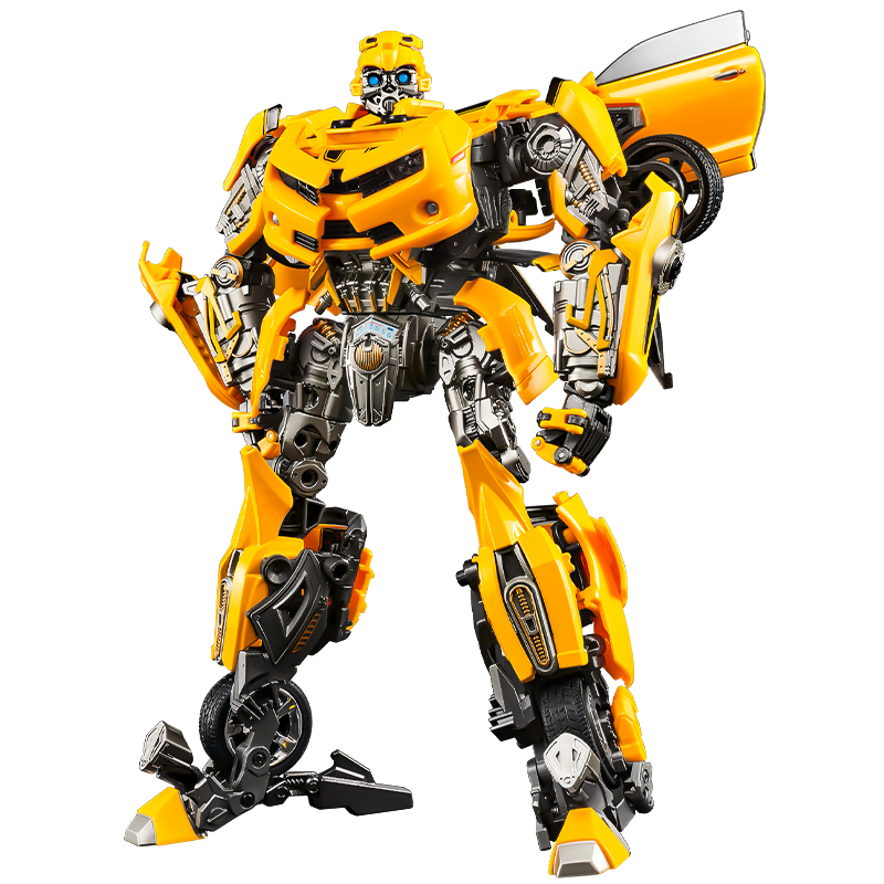 高档大黄蜂正版合金变形汽车机器人玩具男孩新年手办金模型柱儿童