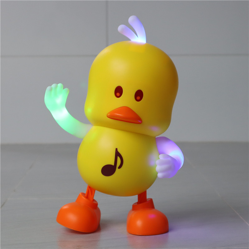 会唱歌跳舞的玩具电动小鸭子有声会动婴儿3个月6到12宝宝1一2岁半