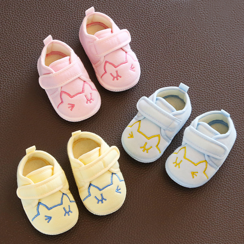 新生婴儿儿鞋子春秋0-1岁宝宝步前鞋0一6个月3秋款软底秋季学步鞋