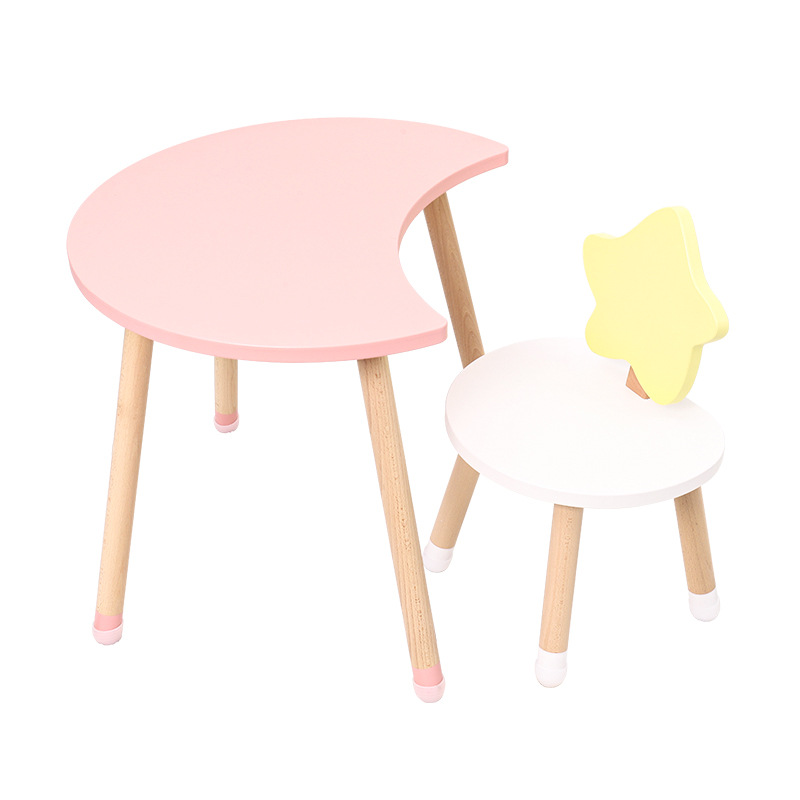 北欧实木儿童桌椅幼儿园桌子家用宝宝可升降学习桌玩具桌写字桌