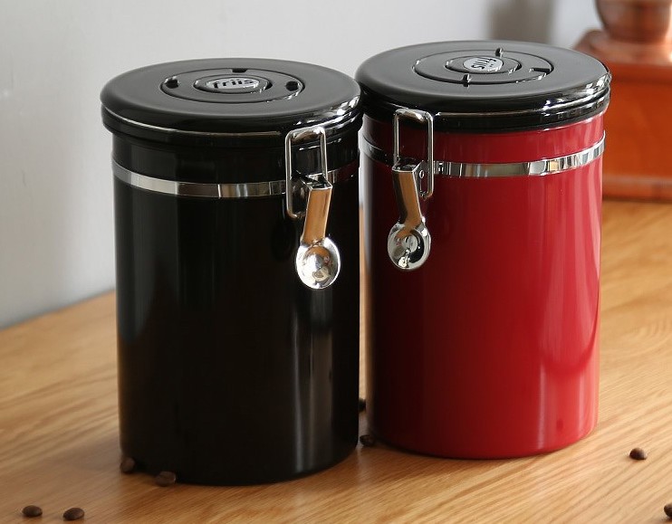 美国 Friis单向气阀 咖啡豆粉密封罐 零食真空储藏罐