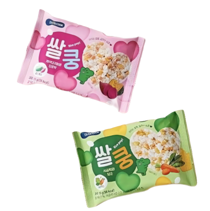 韩国BEBECOOK 儿童心形蔬菜大米饼