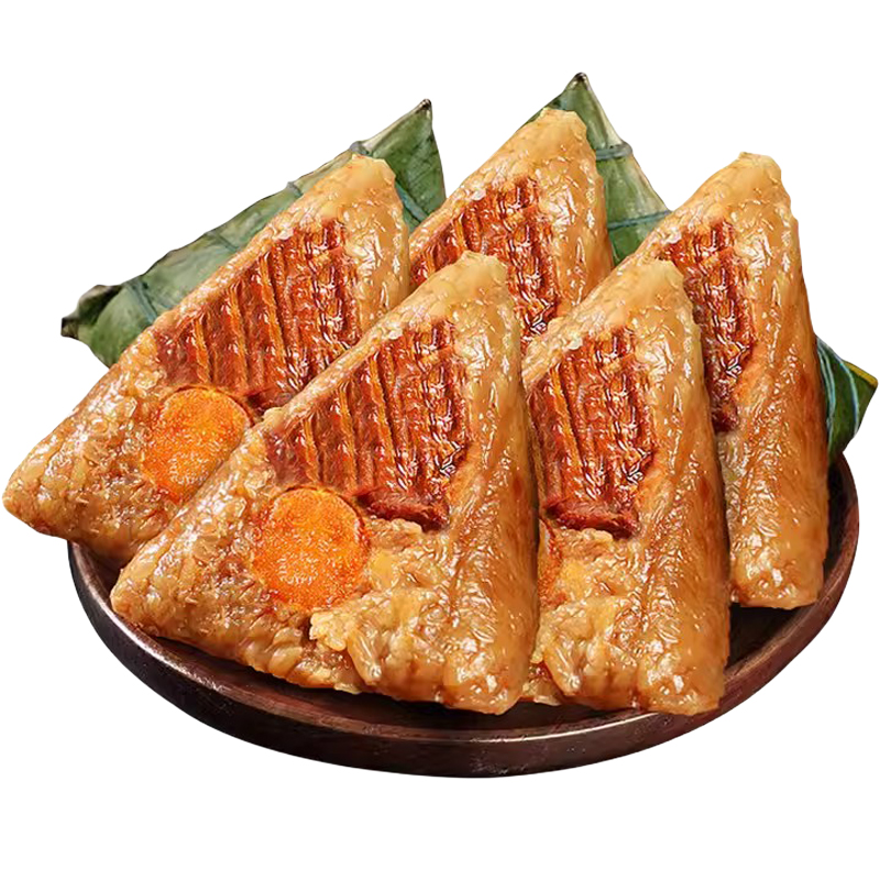 蛋黄肉粽鲜肉粽子嘉兴特产真空包装儿童早餐速食传统小吃端午粽子