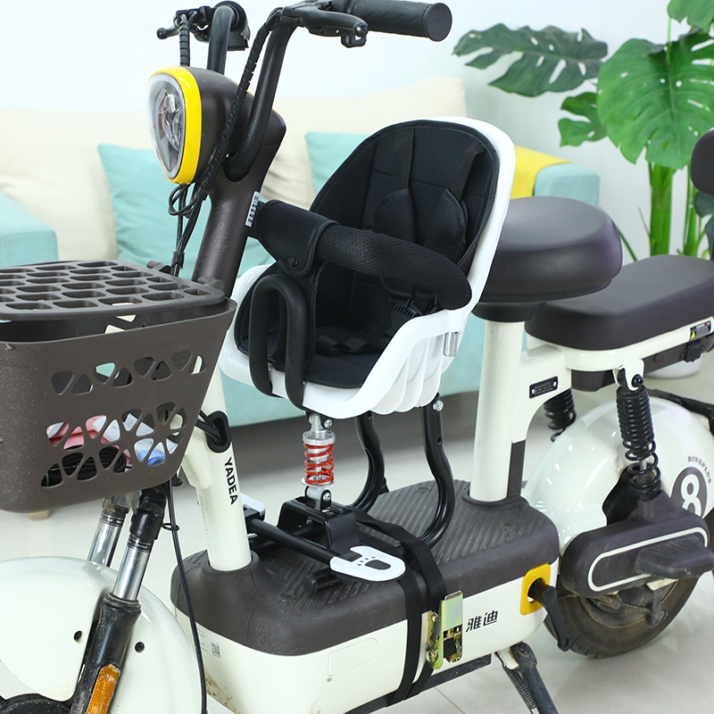 定制婴儿座椅电动车女士电摩儿童减震通用安全凳子电车宝宝前置坐