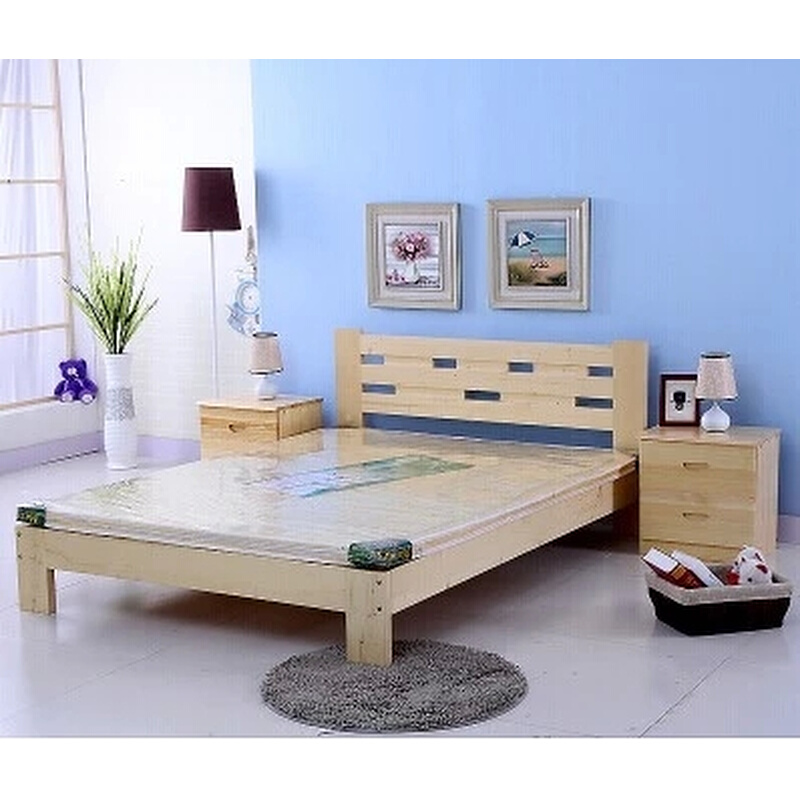 儿童床 实木床 双人床 单人床1.5米 1.8米包邮