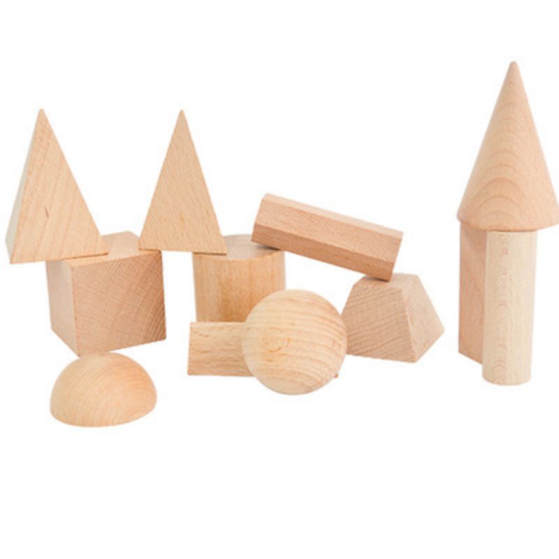 立体几何积木长正方体实木头块拼装木制创意宝宝儿童益智早教玩具