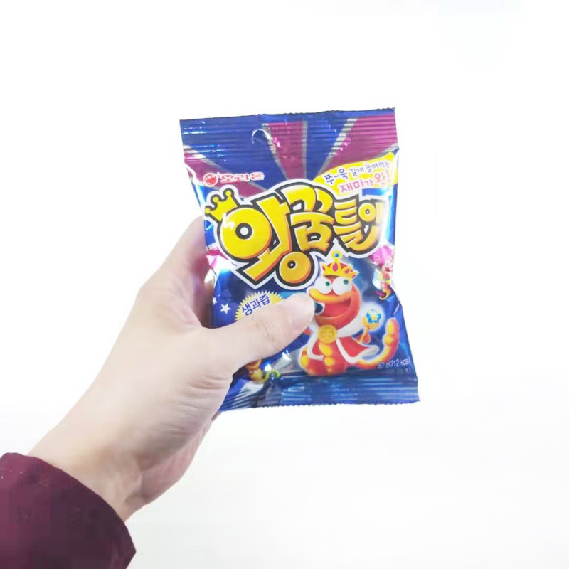 韩国进口好丽友毛毛虫QQ软糖果 橡皮糖果汁软糖彩色零食67g