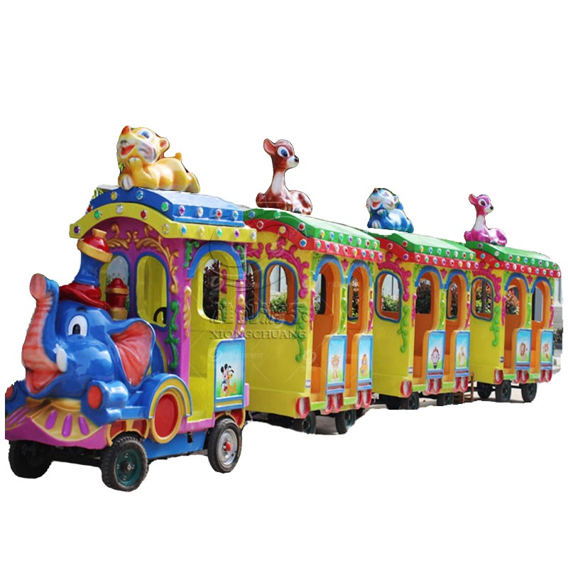 极速儿童无轨大象小火车游乐设备室内商场户外景区可坐人大型游览