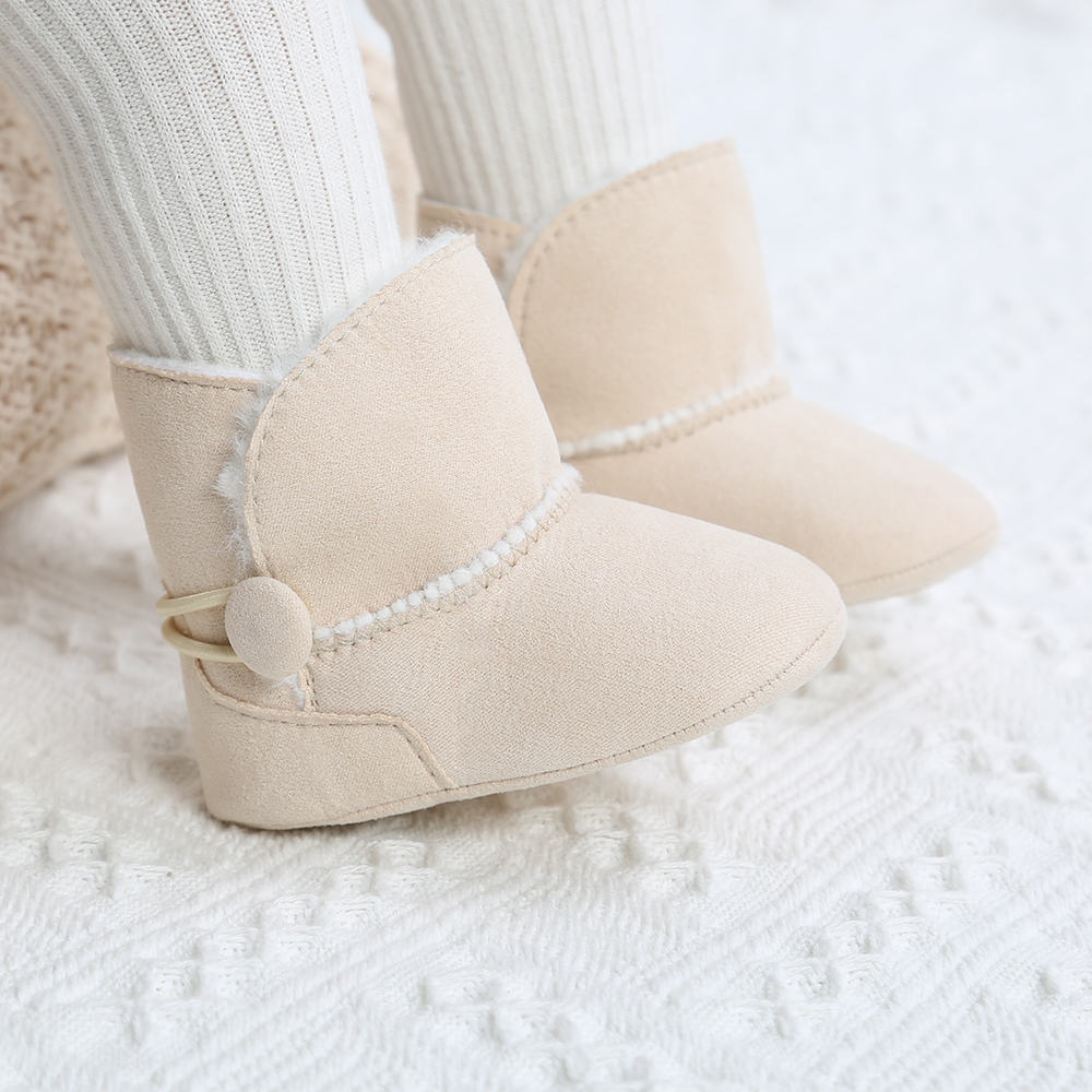 新品婴儿鞋子秋冬季0-3-9个月8女宝宝棉鞋袜步前鞋男一岁幼儿鞋加