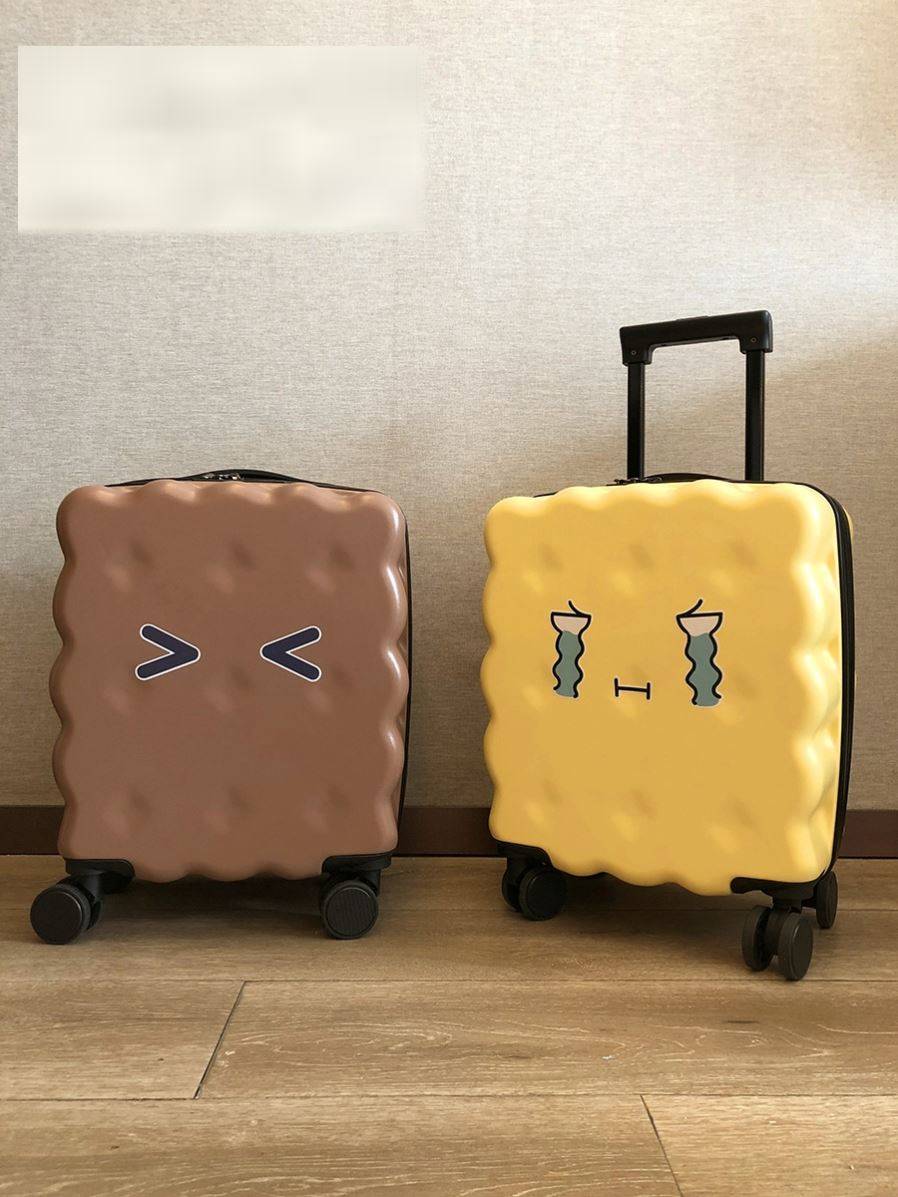 饼干行李登机箱女小型号轻便儿童拉杆箱可爱日系旅行密码箱子学生