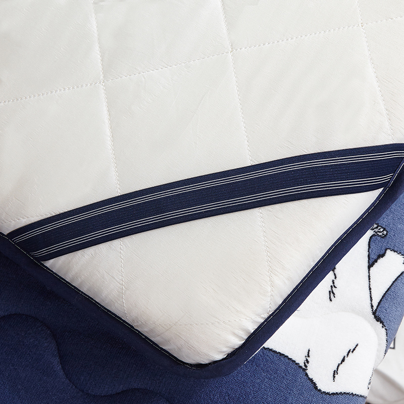 极速定做儿童拼接床褥子床垫被婴儿软垫法兰绒大床垫定制尺寸88*1