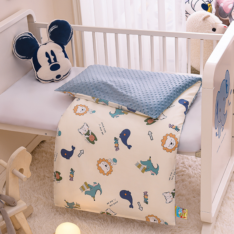 幼儿园床垫婴儿垫被午睡褥子儿童床褥全棉可拆洗铺棉花被加绒垫套