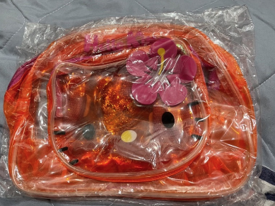 绝版品Sanrio Hello Kitty幼童专用果冻防水后背包
