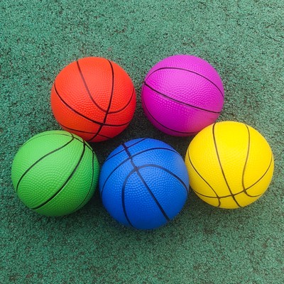 幼儿园专业篮球儿童拍拍球彩色小皮球羊角球宝宝小中大号篮球足球