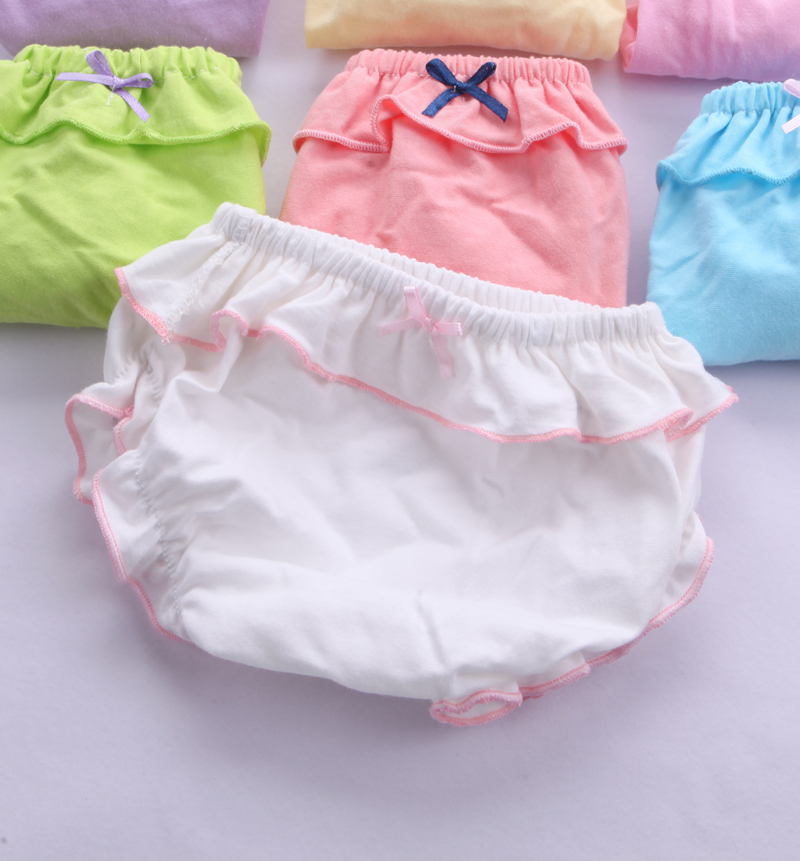 女童纯棉内裤女宝宝夏季0-1岁2-3婴儿面包裤儿童全面裤衩小孩三角