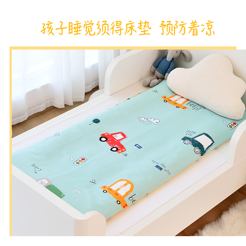 幼儿园棉花垫被褥子套含芯床垫婴儿床宝宝午睡儿童床褥可拆洗定做