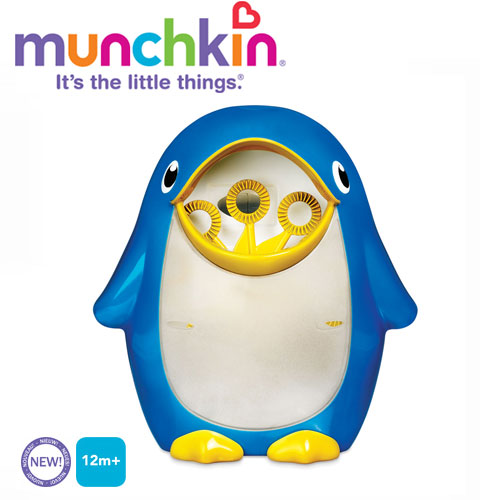 Munchkin麦肯齐满趣健企鹅喷泡泡机宝宝洗浴戏水玩具男女生日礼物