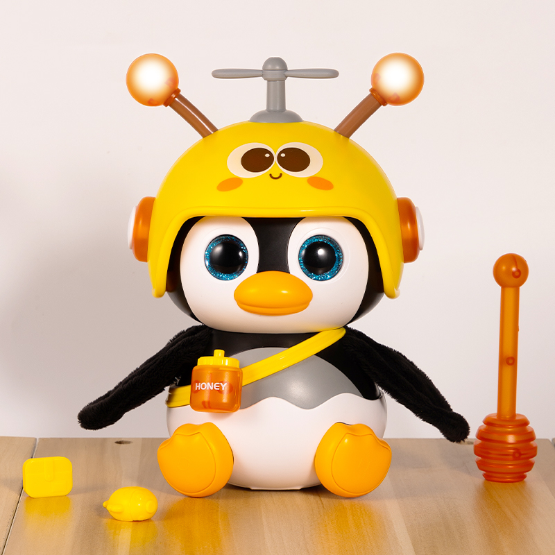 企鹅嗡嗡儿童玩具1智能3岁电动0一2宝宝婴儿抬头练习训练早教BJ