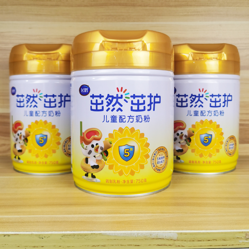 飞鹤茁然茁护4段750克儿童配方3-6岁四段牛奶粉正品可追溯