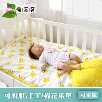 婴儿床床垫棉花垫被床褥子宝宝幼儿园棉絮床垫儿童纯棉铺垫可定做