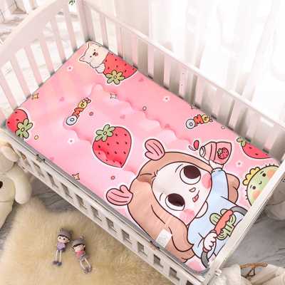 儿童床垫 幼儿园午睡铺被 婴儿床褥透气宝宝垫被可水洗折叠88*168