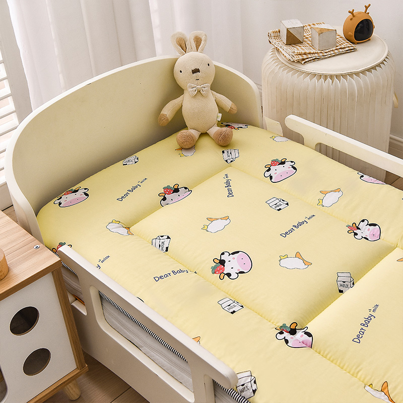 儿童全棉床垫婴儿加厚定制海绵折叠小宝宝床褥幼儿园午睡四季垫子
