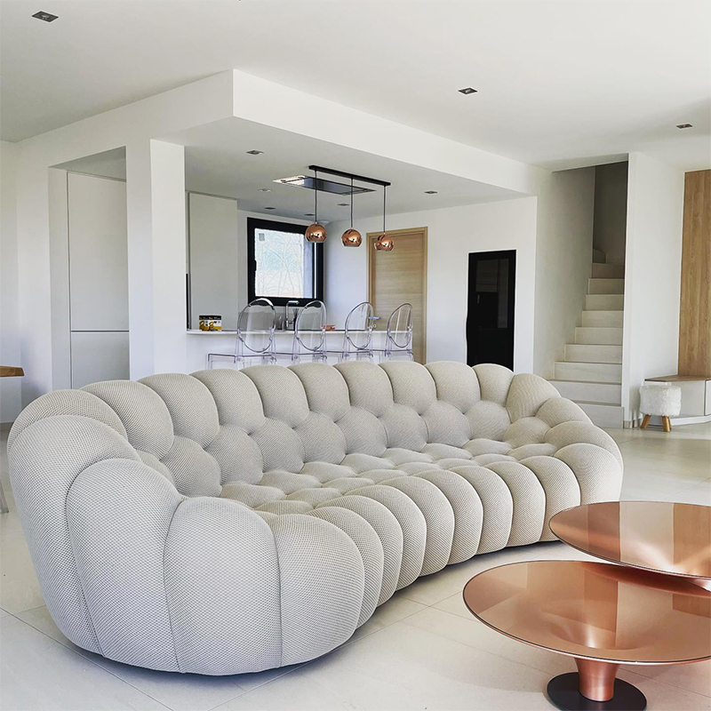 极简法式罗奇堡网红Bubble泡泡足球南瓜沙发设计师创意弧形沙发