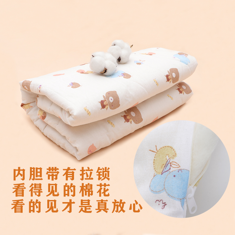 新生婴儿纱布褥子手工纯棉花婴儿床垫儿童垫被宝宝幼儿园床褥睡垫