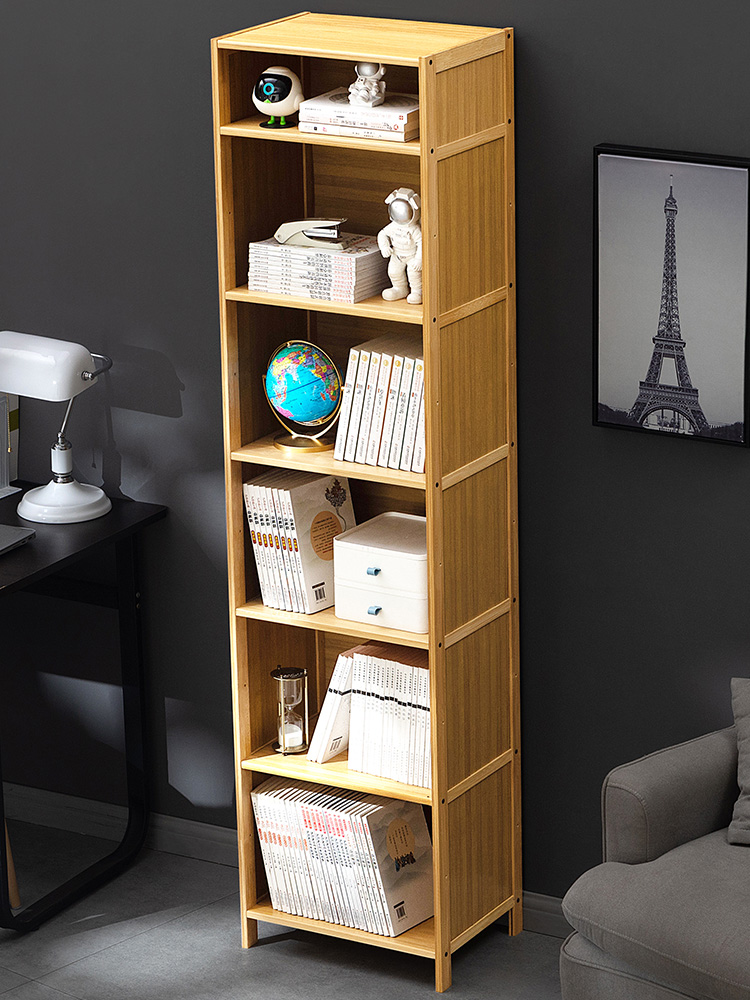 组合书柜子多功能家用客厅书架实木落地储物多层大书橱儿童置物架