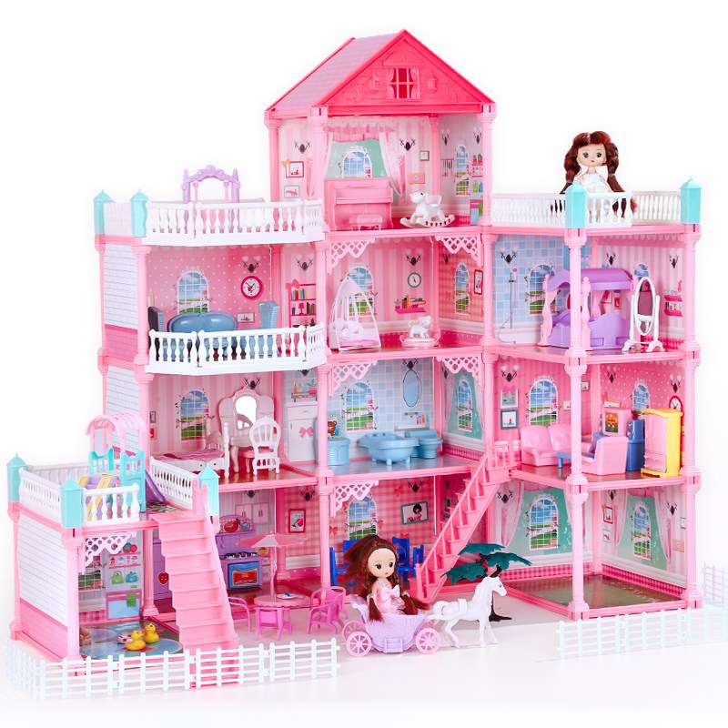 儿童玩具过家家女孩子小公主别墅城堡生日娃娃屋新年礼物3岁以上6